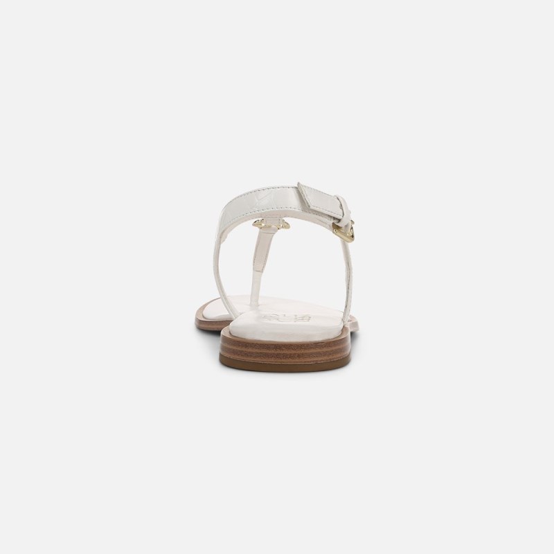 Naturalizer Lizzi Sandal Womens White Flat Sandals OJ88-2788P2