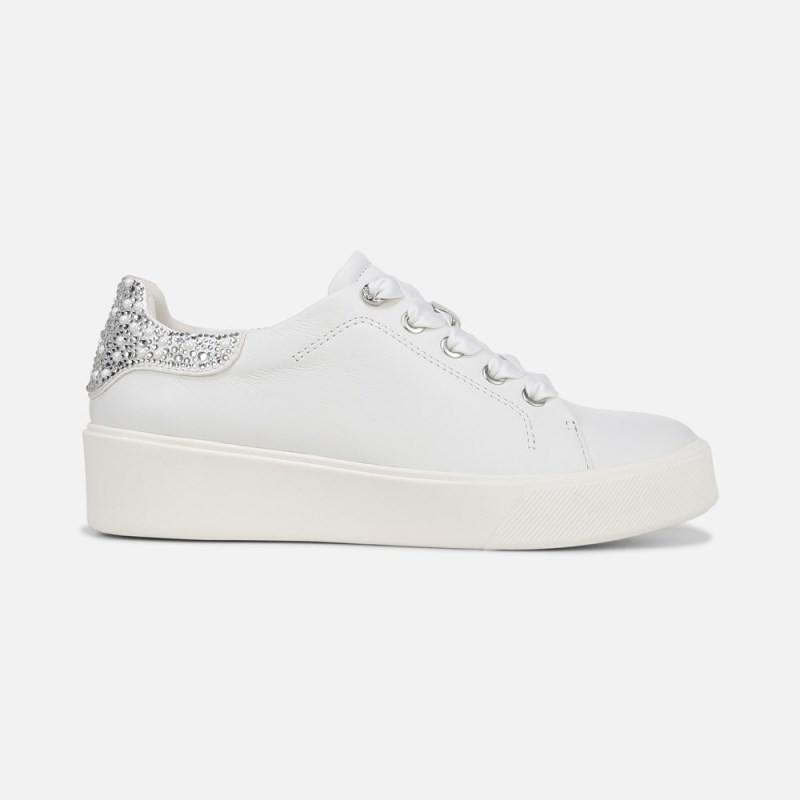 Naturalizer Morrison Bliss Lace Up Sneaker Womens White Lace Up Sneakers BB13-9623C8