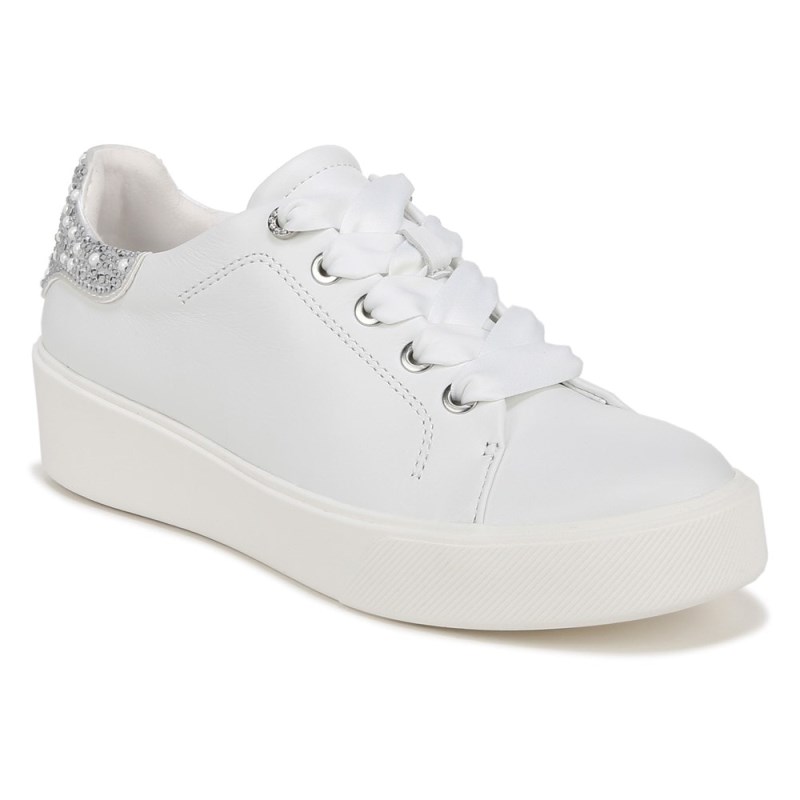Naturalizer Morrison Bliss Lace Up Sneaker Womens White Lace Up Sneakers BB13-9623C8