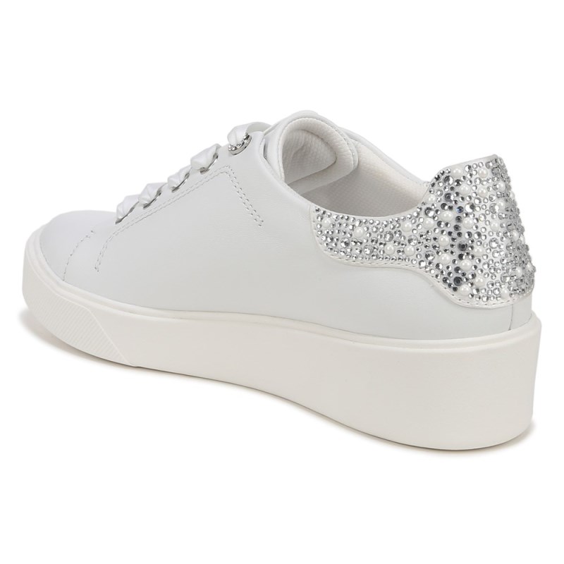 Naturalizer Morrison Bliss Lace Up Sneaker Womens White Lace Up Sneakers BB13-9623C8