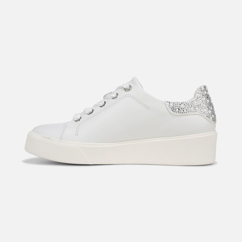 Naturalizer Morrison Bliss Lace Up Sneaker Womens White Lace Up Sneakers BB13-9623C8
