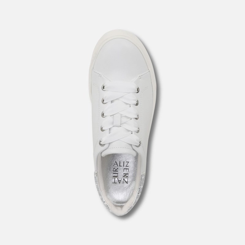 Naturalizer Morrison Bliss Lace Up Sneaker Womens White Lace Up Sneakers BB13-9623C8