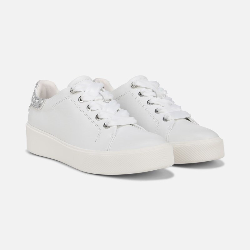 Naturalizer Morrison Bliss Lace Up Sneaker Womens White Lace Up Sneakers BB13-9623C8